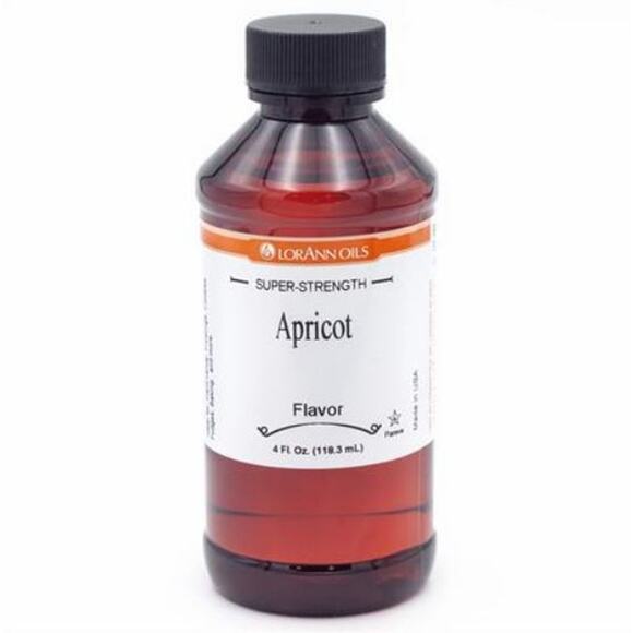 Lorann Oils Super Strength Apricot Flavor 4 Ounce Bottle - Picture 1 of 5